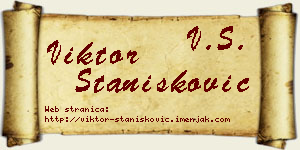 Viktor Stanišković vizit kartica